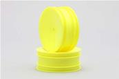 Jantes avants jaunes (hexagones de 12mm) (2)