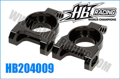 Porte fusées arrières aluminium (2) HB RACING