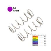 Ressorts 16mm avants EVO 5.3 violets(2) 8B 4.0 LOSI