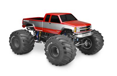 Carrosserie 1/8e Monster-Truck "1988 Chevy silverado" cabine avancée non-peinte J-CONCEPTS