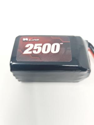 New - Accu de réception Lipo en bloc 2500mAh 7.4v (prise Futaba)