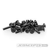 Set de vis Titane NOIRES tête fraisée pour B6.4 (26pcs)  JCONCEPTS