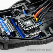 Plaque Alu. bleu 12.3gr pour électronique B7/B7.1/T7/SC7 J-CONCEPTS