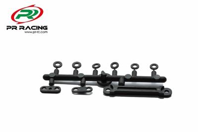 Renfort de châssis et entretoises plastiques de servo (2pcs) 4x4 PR RACING