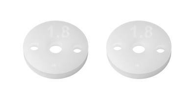 Pistons d'amortisseurs 13mm/2.5mm 2x1.8 (2) B6.4/B6.4D TEAM-ASSOCIATED