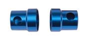 Noix de couple de cardans centraux aluminiums bleues B74/B74.1/B74.1D (2) TEAM-ASSOCIATED