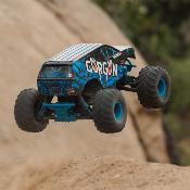 GORGON 4X2 MEGA 550 Brushed Monster Truck RTR avec batterie et chargeur, BLEU - ARRMA
