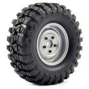 Pneus Crawler pour Outback Tundra/Treka - jantes grise (la paire) FTX