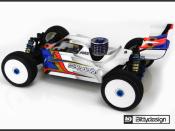 Carrosserie "Force" pour Associated RC8B3 (non peinte) BITTYDESIGN