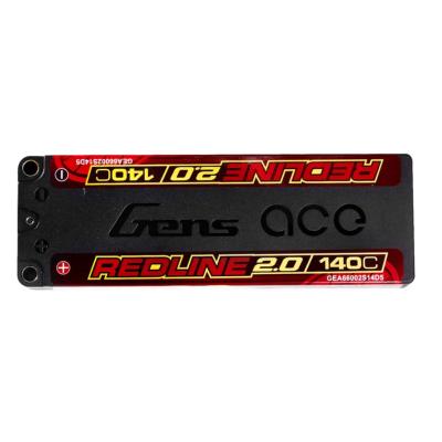 Accu Lipo Red Line 2.0 Stick 2S HV 7.6V 140C 6600 5mm GENS ACE