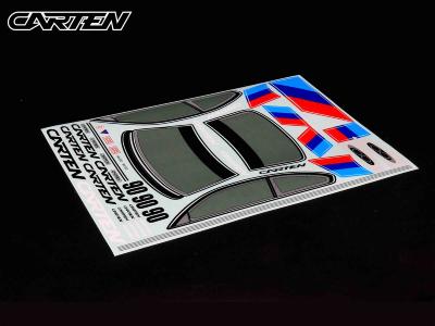 Sticker de carrosserie 1/10e GT2 CARTEN