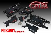 Plaques de triangles plastiques pour SWORKZ 1/8e (3 paires) OPTIMA