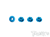 Ecrous de roues low-profile 4mm (choix de la couleur) (4) T-WORK'S