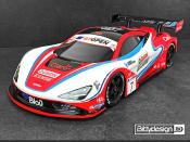 Carrosserie 1/7e Seven65 p: 1.5mm non-peinte BITTYDESIGN