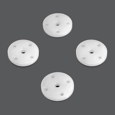 Pistons d'amortisseurs CNC plats 4 x 1.9, 11.3mm2 (4) TEKNO-RC