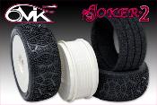 Pneus JOKER-2 + Inserts BLACK + jantes "MEGA" (la paire) 6-MIK