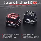 Variateur TS160V2 PRO 1/10e 2-3s 160A Surpass Hobby Rouge