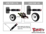 Outil Equilibreur de roues V2 pour TT 1/8 et 1/10 T-WORKS