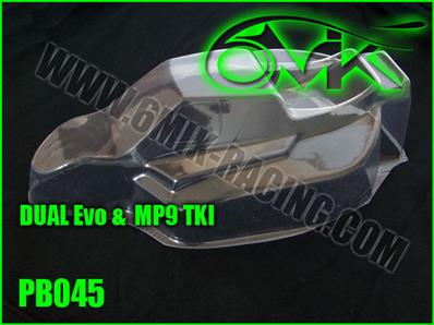 Carrosserie lexan "Bitty" pour Dual evo et MP9 TKI2 (non-peinte) 6-MIK