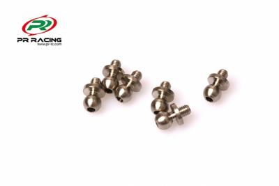 Rotules 4.8x3mm de sauve-servo (fixation) (6) 4x2 PR RACING