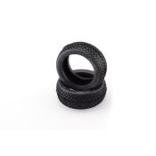 Pneus TT 1/8 "MIAMI" RAIN seul (2) HOTRACE TYRES