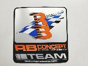 Sticker RB Concept 150x150 mm Aluminium RB