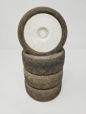 PNEUS MAGMA 2.0 GOMME XS MONTÉS SUR JANTES BLANCHES (4) - 15% D'USURES 6-MIK