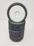 PNEUS MAGMA 2.0 GOMME SILVER MONTÉS SUR JANTES BLANCHES (4) - 5% D'USURES 6-MIK