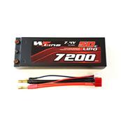 Accu Lipo 7200 50c 2S 7.4v (prise PK 5mm) 2S2P WS-LINE