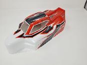CARROSSERIE S15 ROUGE/BLANC WS PEINTE POUR TEKNO EB48 2.0