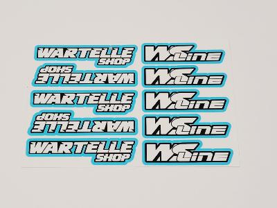 Sticker Wartelle Shop / WS Line 157x111 (différentes couleurs) WS-LINE