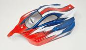 Carrosserie VSE Rouge/Bleu/Blanc peinte pour VSE HOBAO RACING