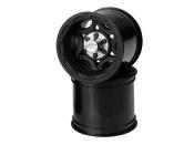 Jantes TENSE 2.2" AVANT pour Stampede/Rustler Noire (2)
