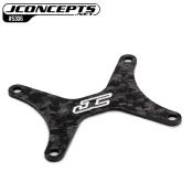 Sangle de batterie en fibre de carbone forgée - Noir pour RC10 1989 Stealth J-CONCEPTS
