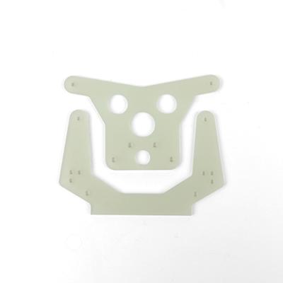 Supports d'amortisseurs avant/arrière blancs RC10 TEAM-ASSOCIATED