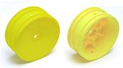 Jantes jaunes avants (hexagones de 12mm)