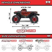 QUAKE GROM 4x4 SMART Small Scale Desert Truck (VERT) ARRMA