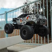 GORGON 4X2 MEGA 550 Brushed Monster Truck RTR avec batterie et chargeur, NOIR - ARRMA