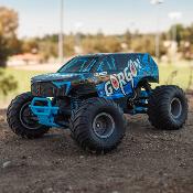 GORGON 4X2 MEGA 550 Brushed Monster Truck RTR, BLEU - ARRMA