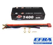 Accu Lipo HV MC4 7400mAh 120C 7.6V Graphene 113mm Mid-Shorty Pack IP