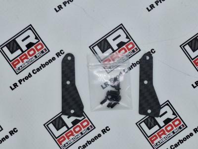 Renforts de triangles supérieurs avants carbone 1.5mm RC8B4.2 LR-PROD