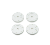 Pistons d'amortisseurs plats  16mm (6x1.2) (4) ET/NT48 2.2 TEKNO-RC
