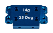 Cellule avant aluminium bleue 25° DR10 FT TEAM-ASSOCIATED