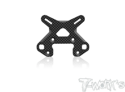 Support d'amortisseur avant carbone 4mm pour Associated RC8B4 T-WORK'S