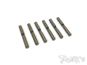 Axes de satellites aluminiums anodisés durs pour Asso/MBX-7/Sworkz (6) T-WORK'S