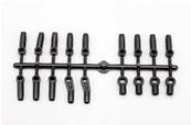 Chappes plastiques noires