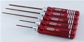 Lot de 5 clés BTR (0.35; 0.50 x 60mm; 063, 078 & 093 x 120mm)