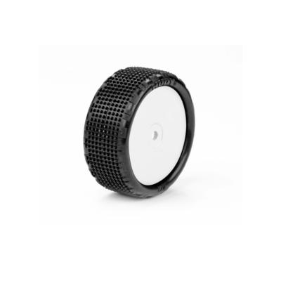 Pneus TT 1/10 AV 4WD collés - 102 - Medium (2) - HUDY 