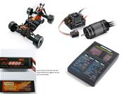 Hyper SSE truggy + vario Hobbywing Ezrun MAX8 150A (prise XT-90) + moteur Ezrun 2200kv + accu 4s 14.8v HOBAO