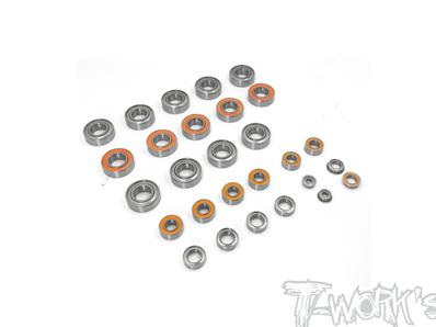 Kit complet de roulements étanches pour Sworkz S35-3 (24pcs) T-WORK'S